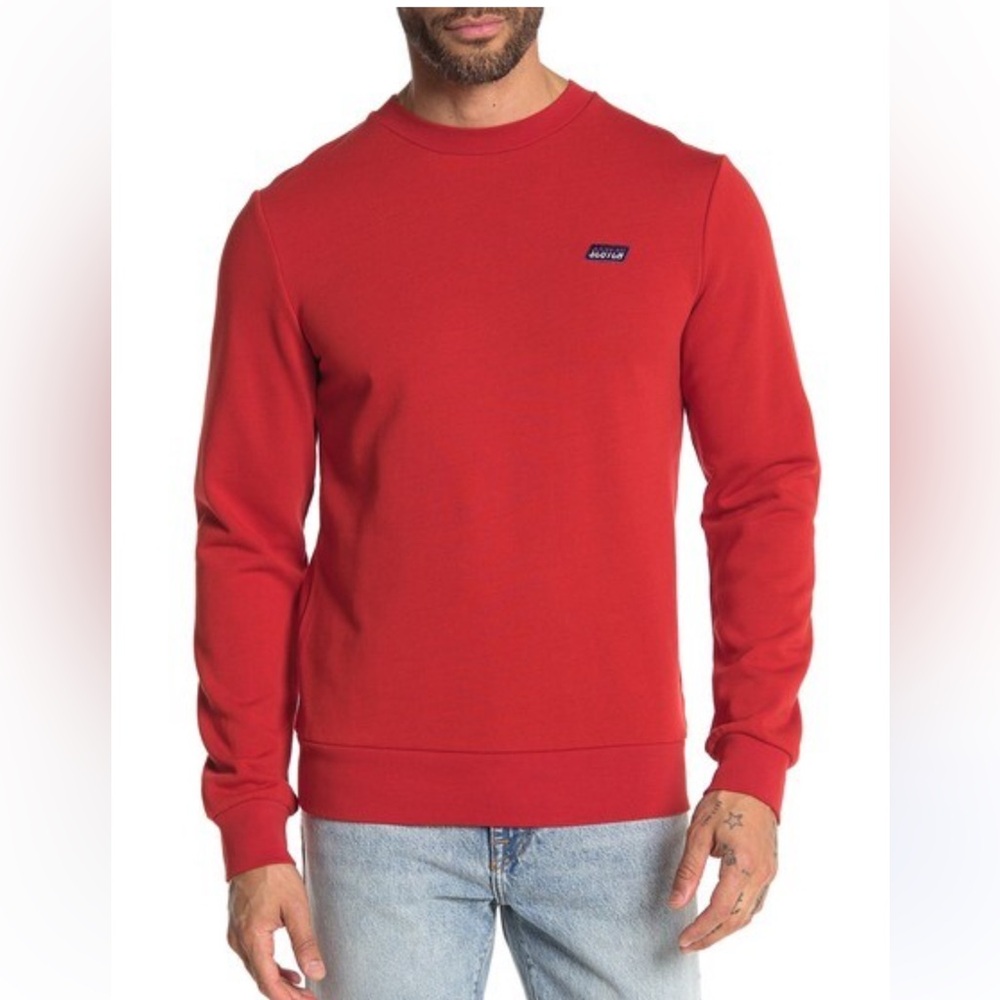 Scotch &‎ Soda Vibrant Red Crewneck Sweatshirt men’s size XL NWT